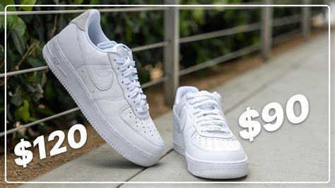 Nike Air Force 1 vs. 07: Classic vs. Updated Design